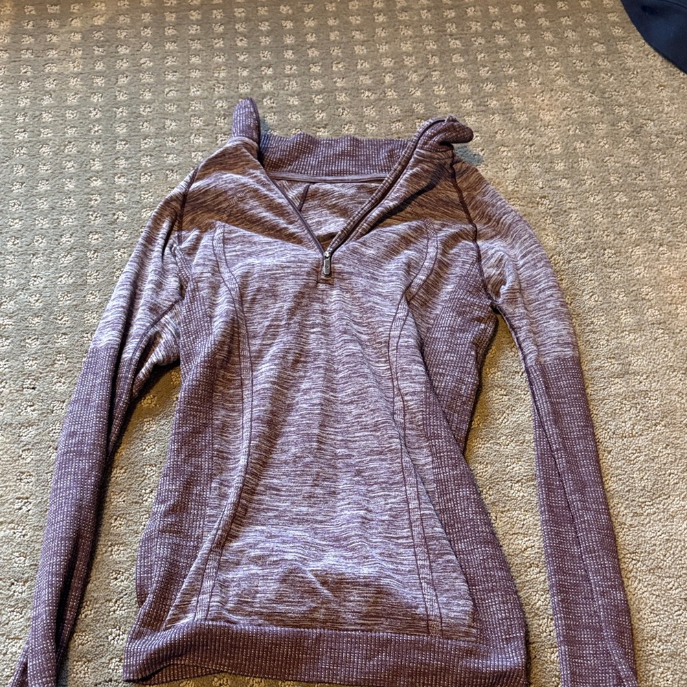 Purple Quarter-Zip Pullover